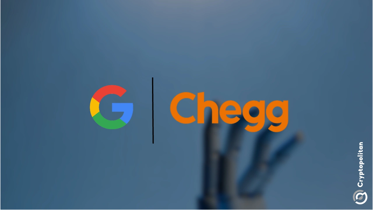 Chegg对AI概述起诉Google，并随着流量下降而权衡业务销售