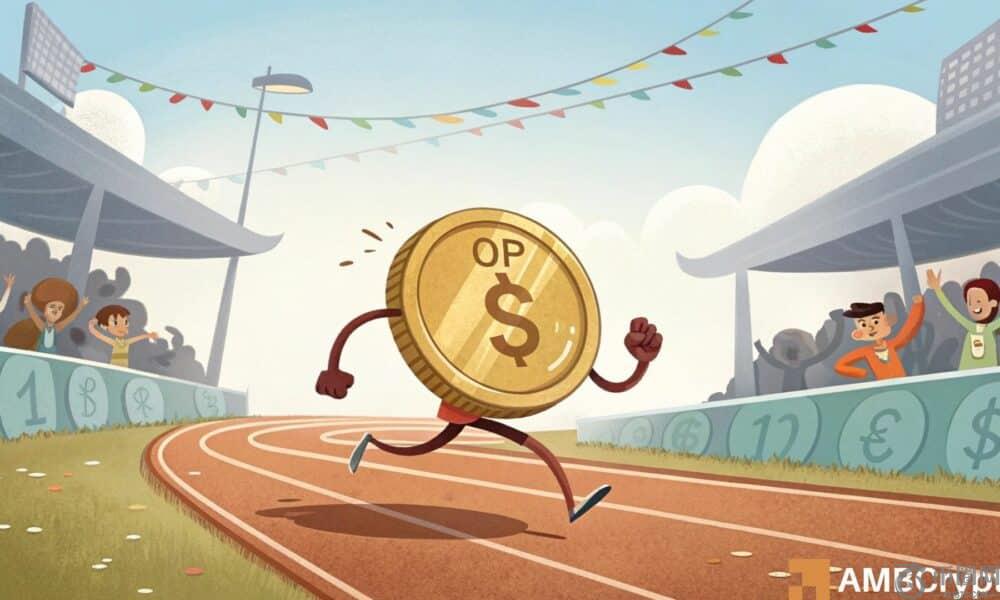 乐观形式的看涨模式：OP打破$ 1.18的几率是…