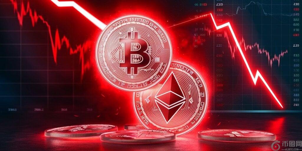 比特币，以太坊清算激增，如Solana，XRP和Dogecoin Plummet