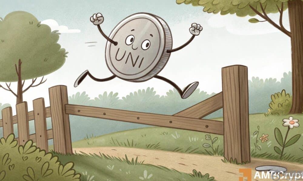 UNISWAP接近关键支持：Uni的10美元篮板取决于…