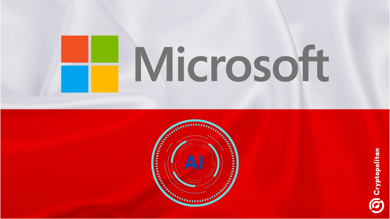 微软将向波兰投资7亿美元用于AI，网络安全和云服务开发