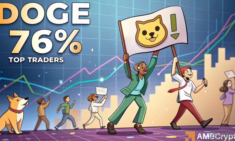 Dogecoin集会很快？接下来是76％的Doge Traders Bet Long Bet