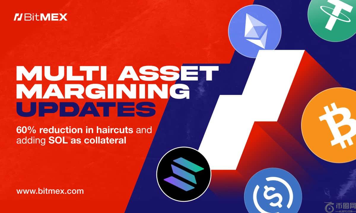 BITMEX将多资产利润率发型降低60％，并将SOL作为保证金货币增加