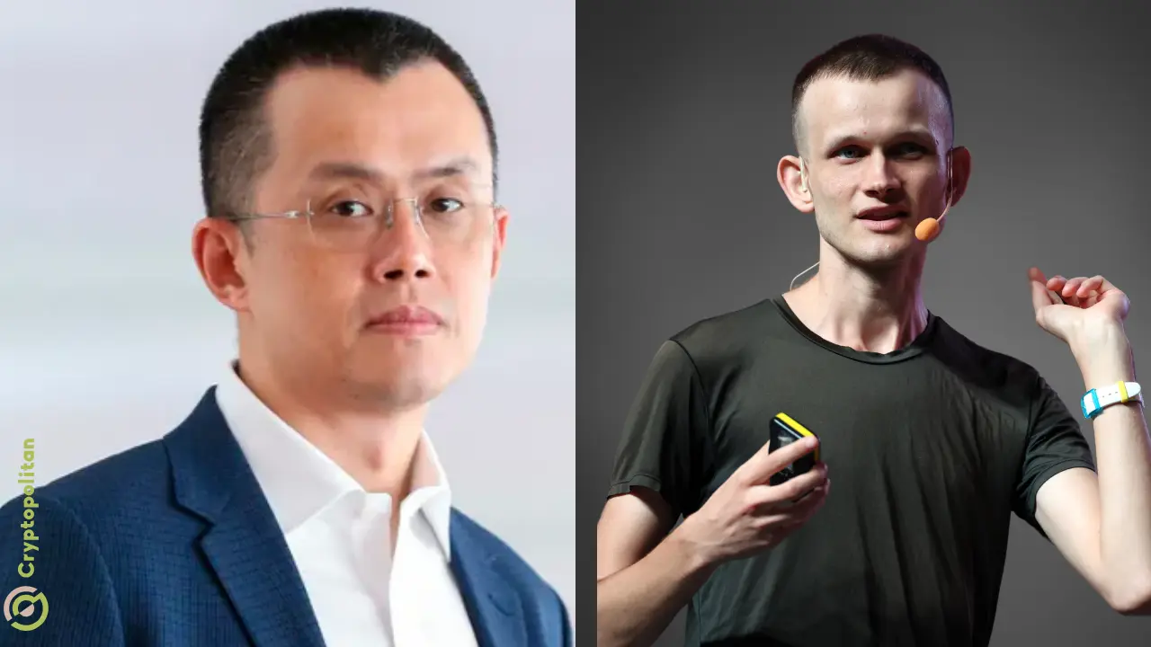 CZ Zhao承认Vitalik Buterin在加密演变中的关键作用