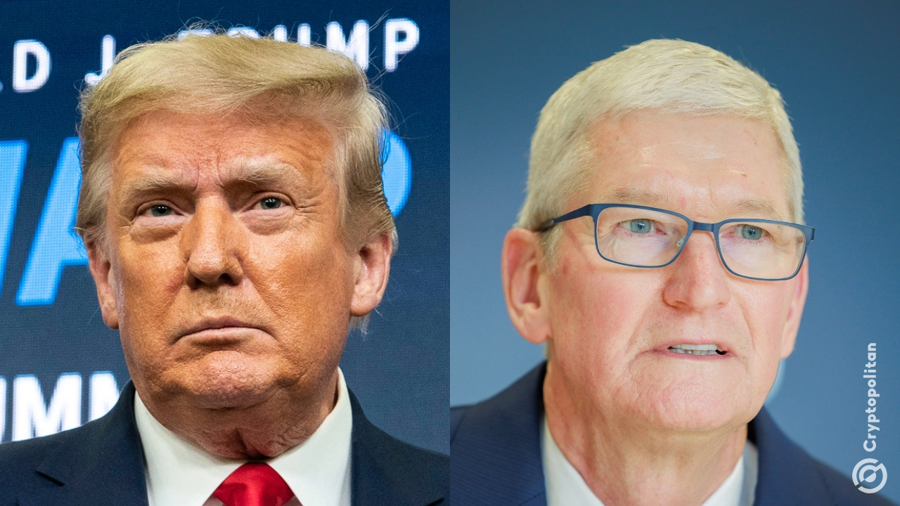 特朗普称“我与苹果公司蒂姆·库克的朋友之间有点小矛盾”