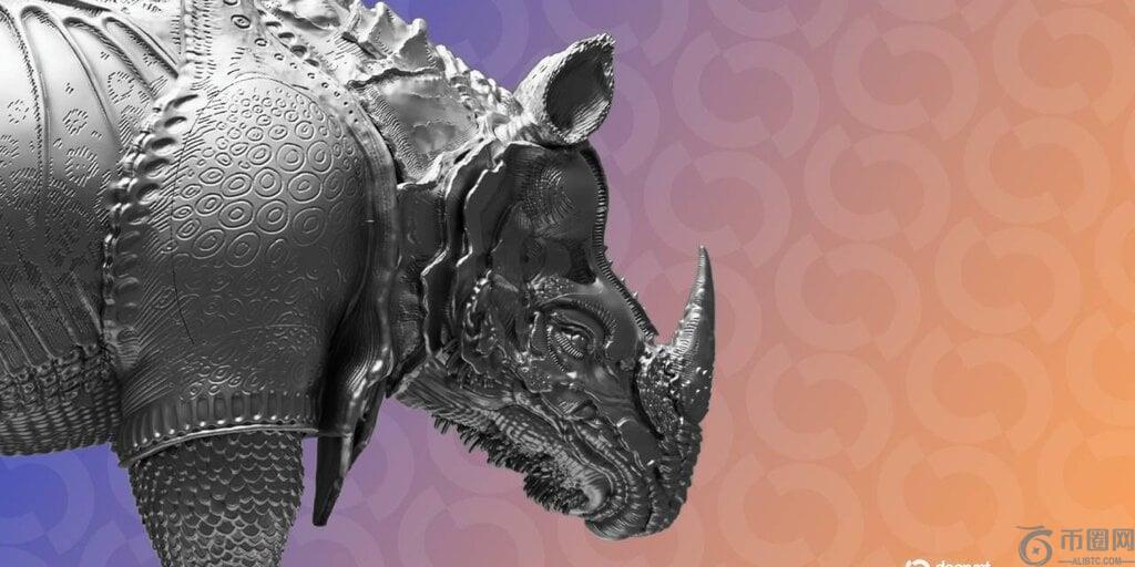 大英博物馆将丢勒的“犀牛”雕塑放在比特币区块链上