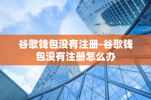 谷歌钱包没有注册-谷歌钱包没有注册怎么办