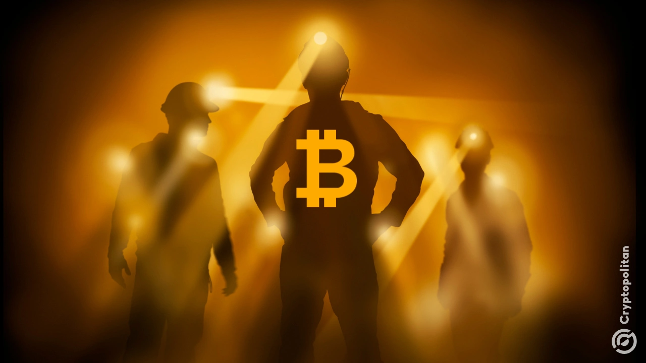 随着公司转向保留比特币（BTC）作为未来储备，矿工的销售放缓
